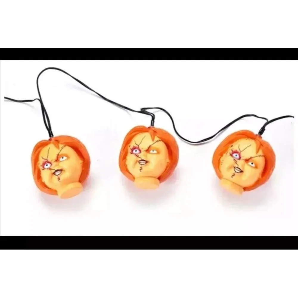 Chucky Musical Light String Lighted Length 7‎ Ft Childs Play Theme Halloween